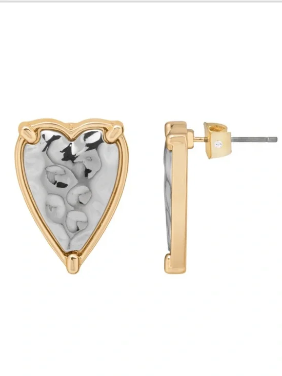 Emberly Earring - Choose Heart, Disc, Bean or Fringe Style - Picture 3 of 7